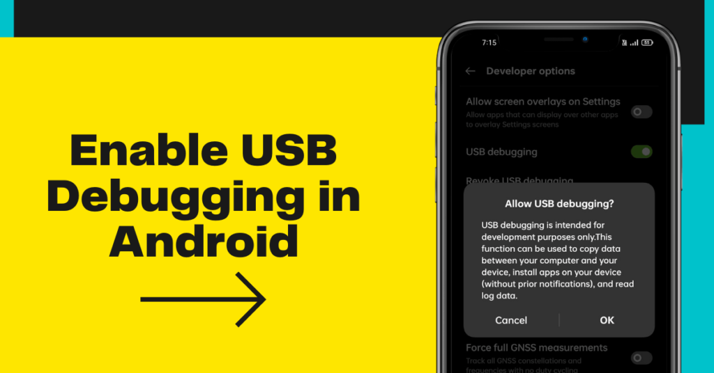 Enable USB Debugging in Android