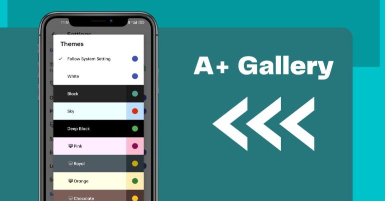 A+ Gallery app android
