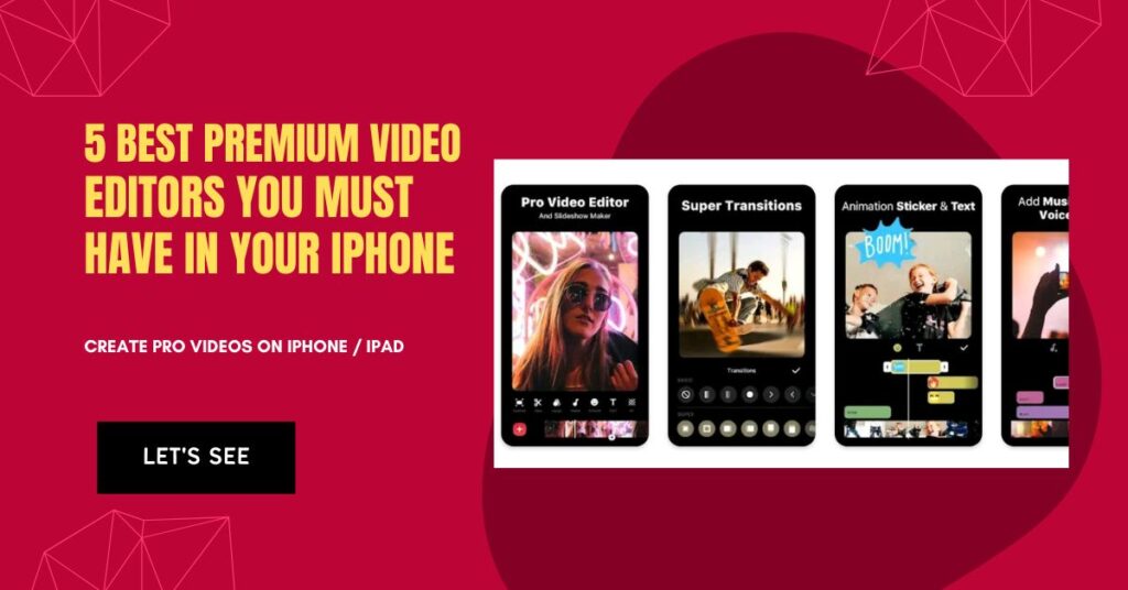 video editor apps iphone