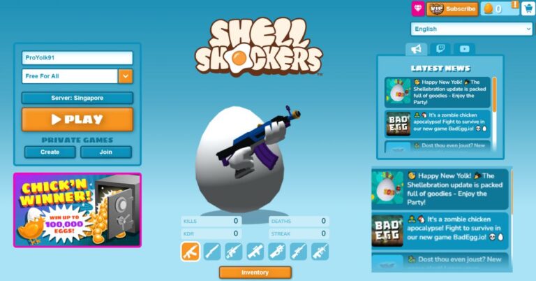 shellshockers best browser games