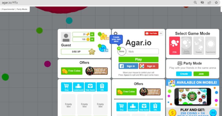 Agar.io browser game